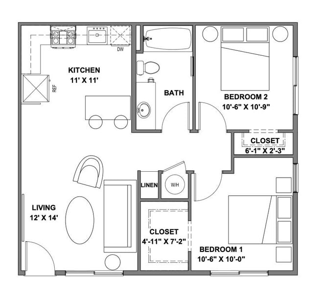 Floorplan - Streamliner 87th