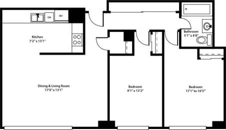Floorplan - Archer Tower