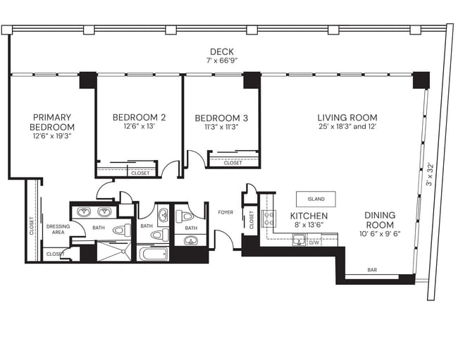 Floorplan - 1200 Lakeshore