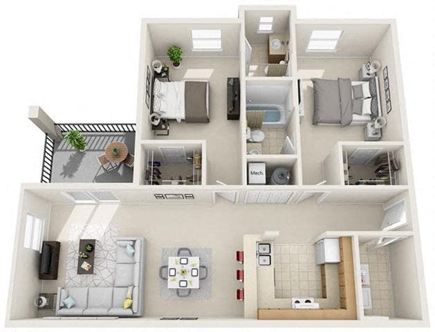 Floorplan - Tivoli Gainesville