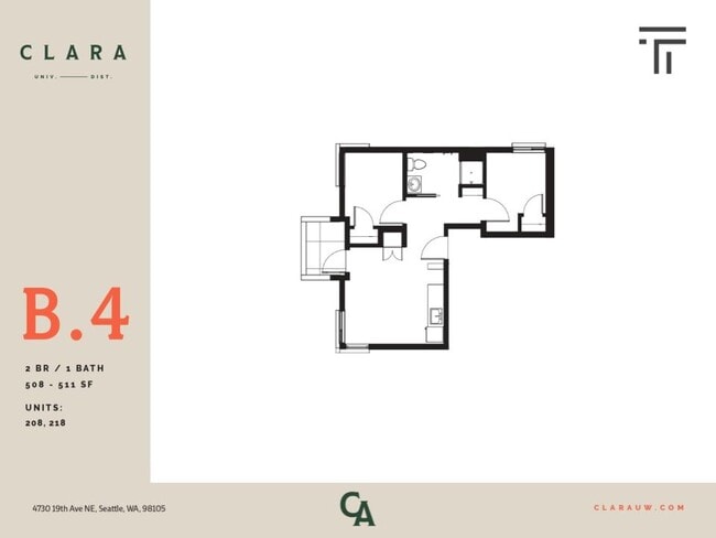 Floorplan - Clara Apartments
