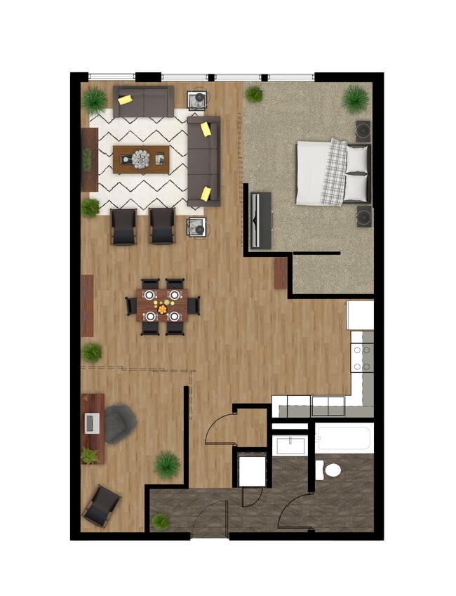 C1 Floor Plan - Besa Monona