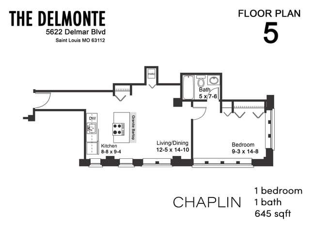 Floorplan - The Delmonte