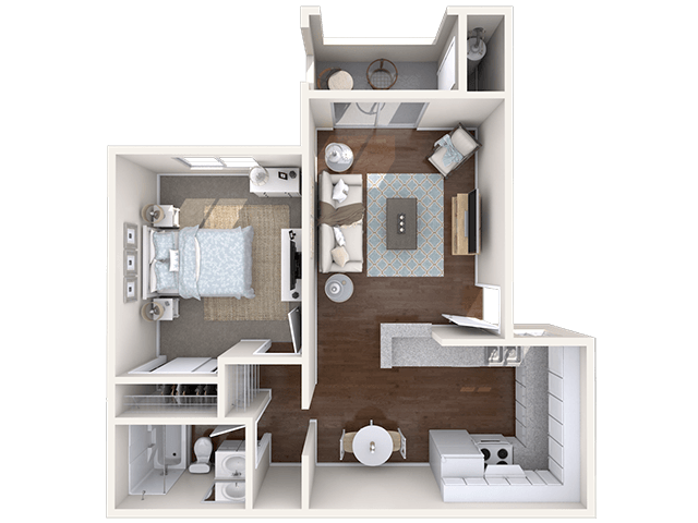 Floorplan - Aspire Rialto Apartments