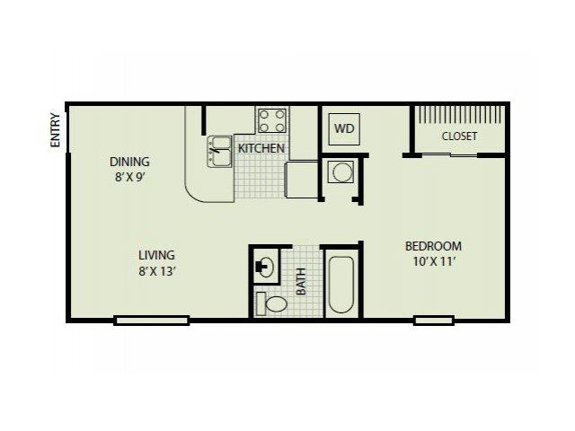 Floorplan - Sherwood Station Apartments