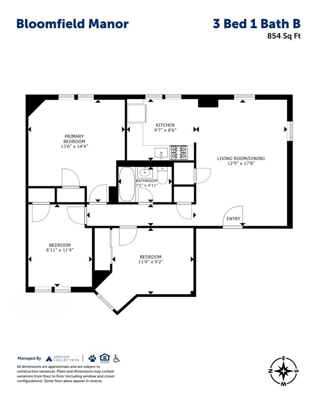 Floorplan - Bloomfield Manor