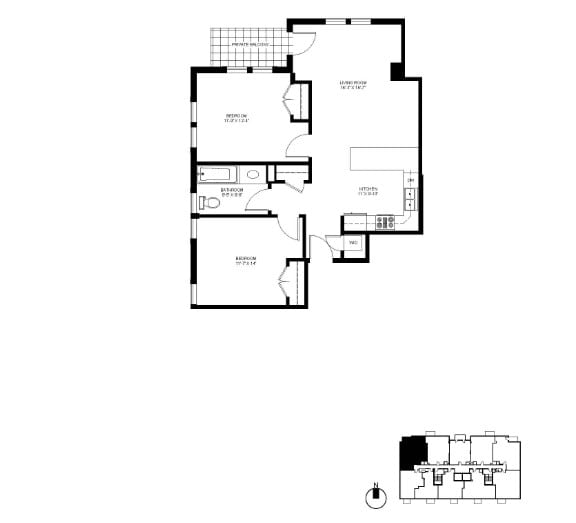 Floorplan - 1323 W Morse Ave