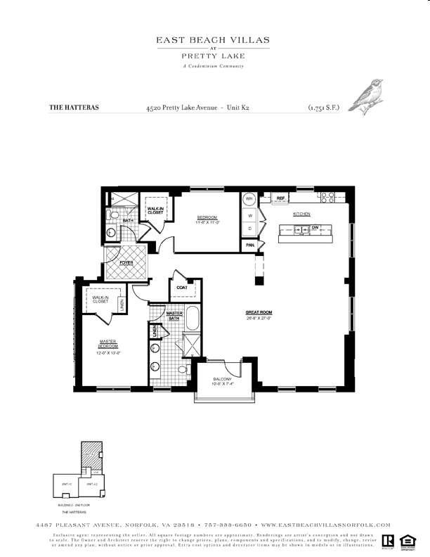 2BR/2BA - East Beach Villas