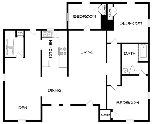 Floorplan - Gilbert House Townhomes