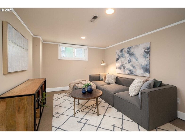 Partially finished basement - 2605 NE 35th Ave