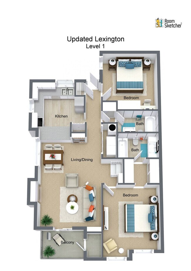 Floorplan - Lexington Apartments