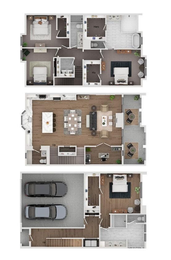 Floorplan - The Townes at SouthPark