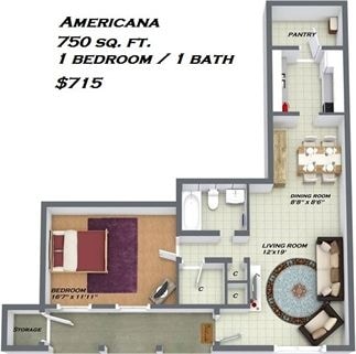 Americana - Sedgefield Apartments