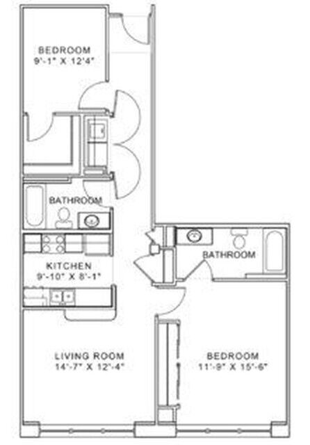 Floorplan - 1010 Central