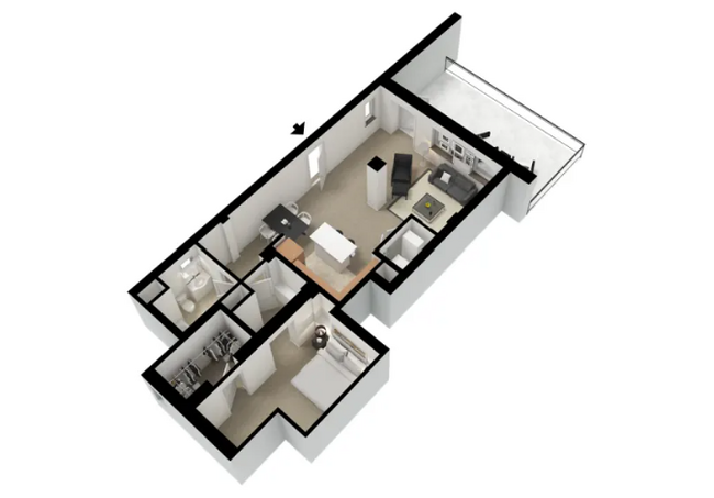 Floorplan - Hawthorne Apartments