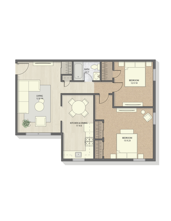 Explore the thoughtfully designed layout perfect for contemporary living. - Awbury Manor Apartments