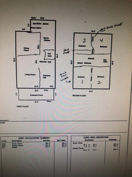 Floor plan - 1117 Foster St