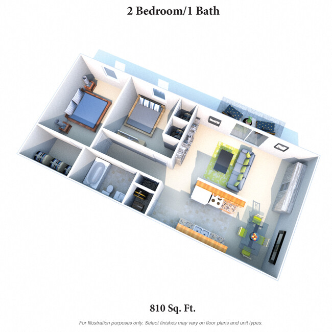 Floorplan - Crown Pointe Apartments