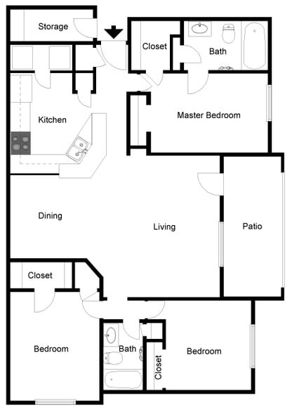 Ashford Remington 3 Bed 2 Bath - Ashford Remington