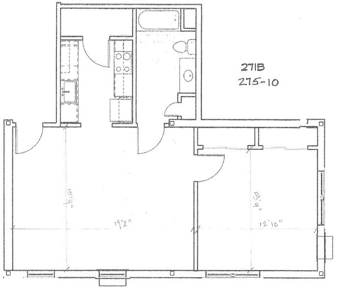 Floor Layout - 275 W Main St