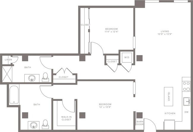 B06 2 bedroom - Modera Lofts