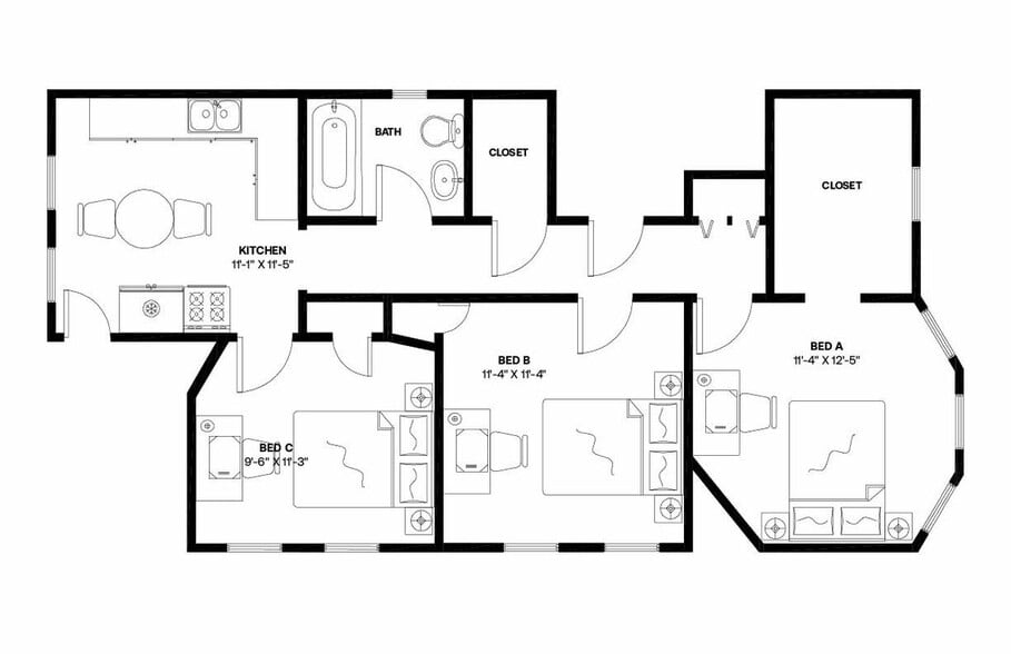 Building Photo - Room in Shared 3 bed/1 bath home