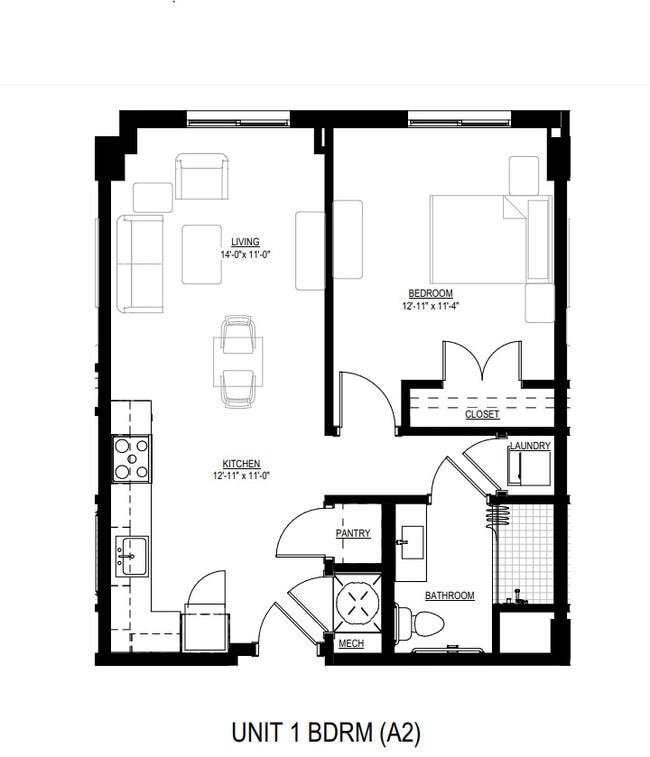 Floorplan - 62+ Steve Protulis Towers East & West