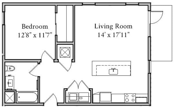 Floorplan - 100 Prince Apartments