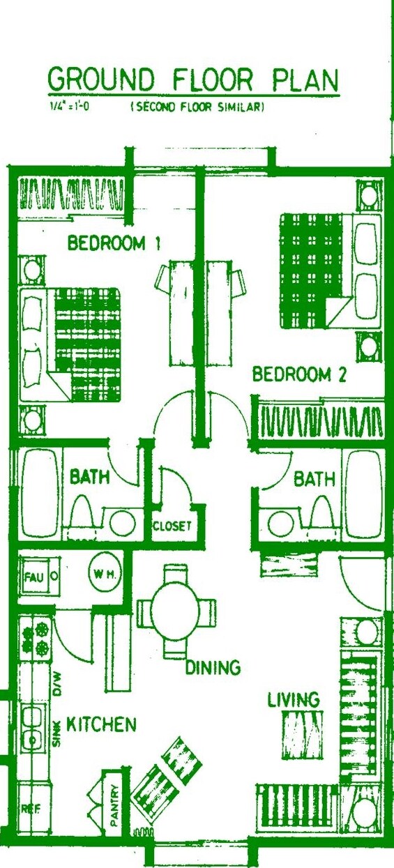 2BR/2BA - Parkwood Apartments