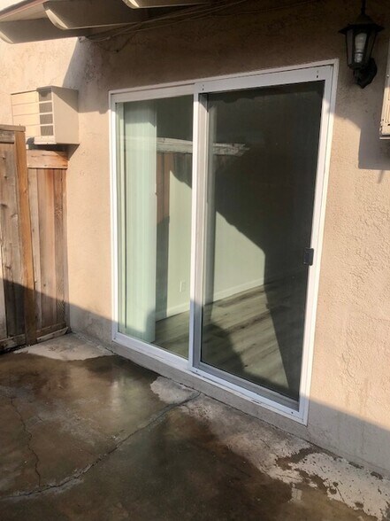 Sliding Patio Door to Living Room - 16181 Ganges Lane #2, Huntington Beach, CA 92647