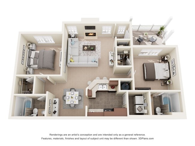 Floorplan - Waterford Village Apartments