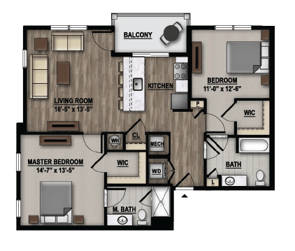 Floorplan - Parc at Princeton Junction