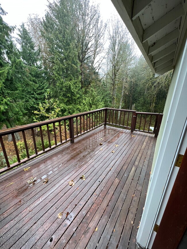 Private deck off Main bedroom - 9635 NW Skyline Blvd