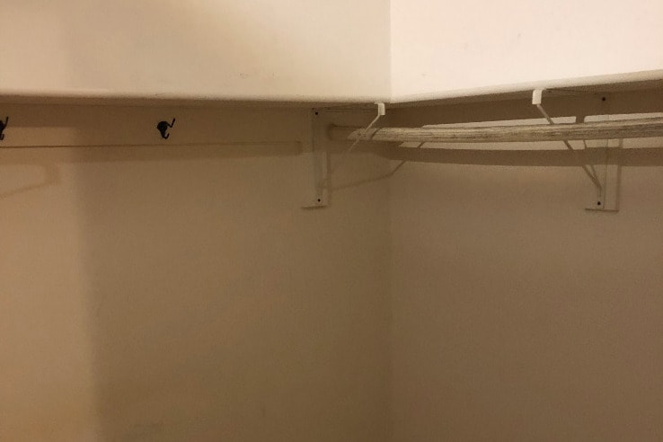 Right Side of walk-in closet - 8708 Manchester Rd