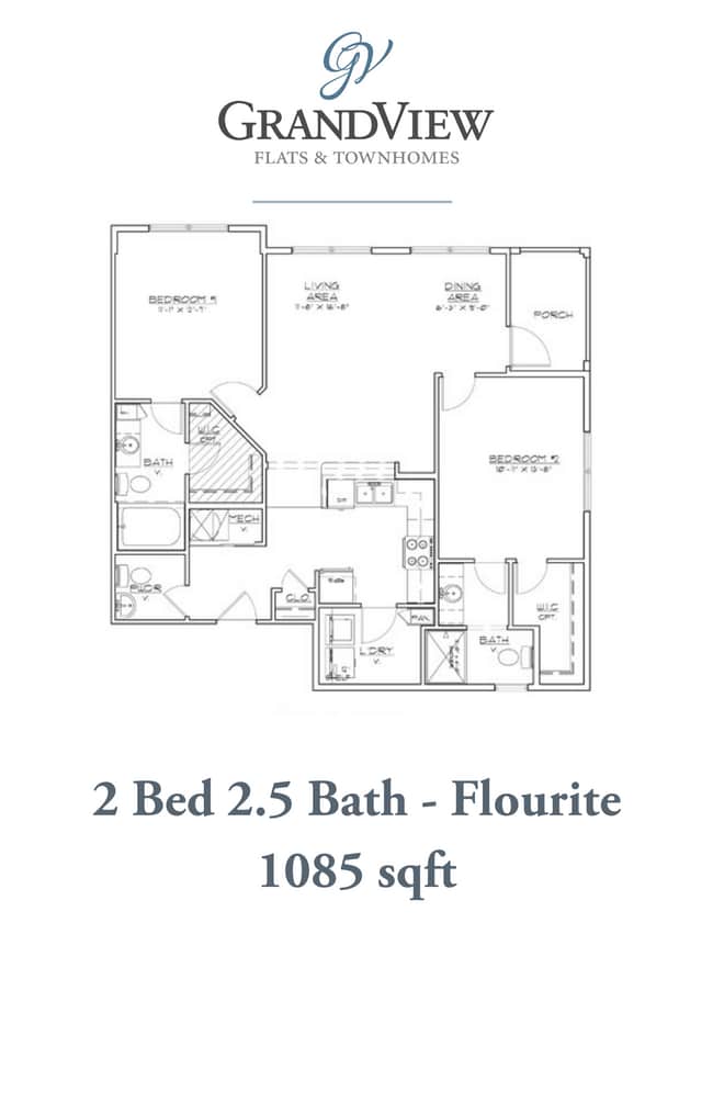 Floorplan - GrandView Flats and Townhomes