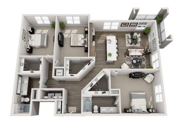 Floorplan - Lantower Weston Corners