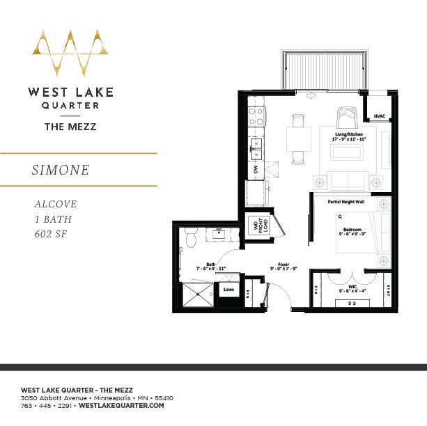 Floorplan - The Mezz at West Lake Quarter