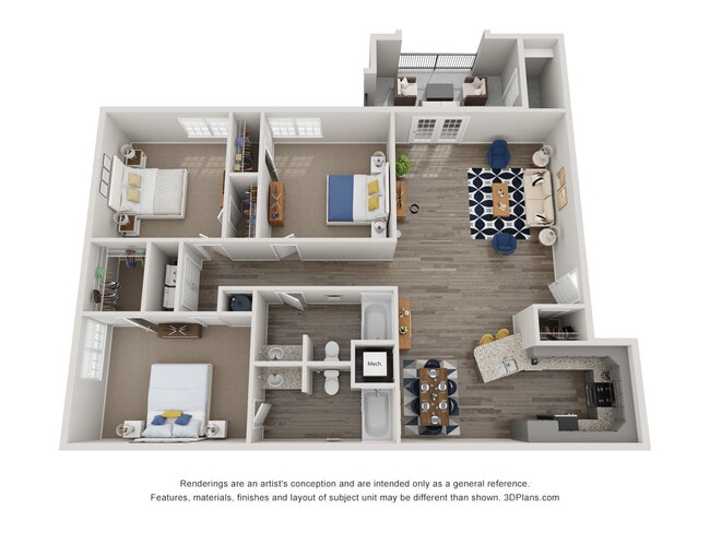 Floorplan - The Landry at Cross Creek