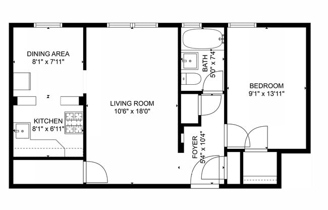 Floorplan - Capitol Manor Apartments