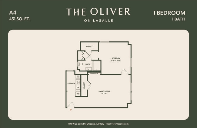Floorplan - The Oliver on LaSalle