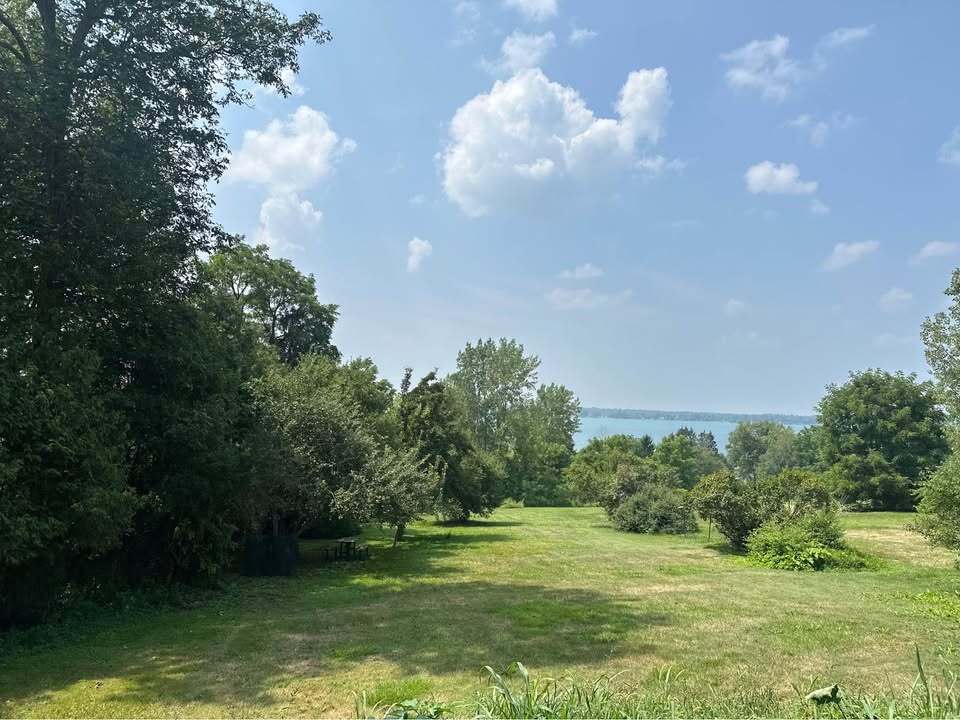 Backyard view - 6117 E Lake Rd