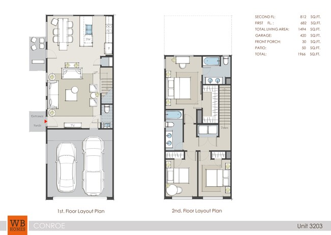 Floorplan - Lakeside Conroe