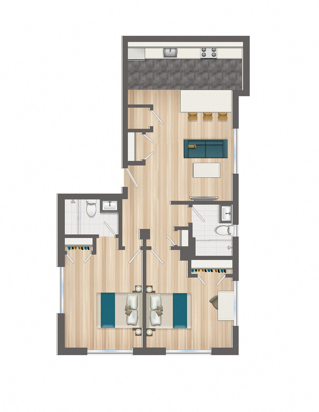 Floorplan - Serenade Apartments