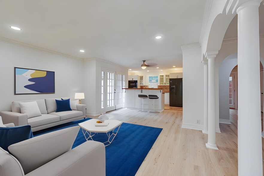 Main Living Area + Kitchen - 4023 Wycliff Ave