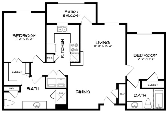 Floorplan - Plaza At Chase Oaks