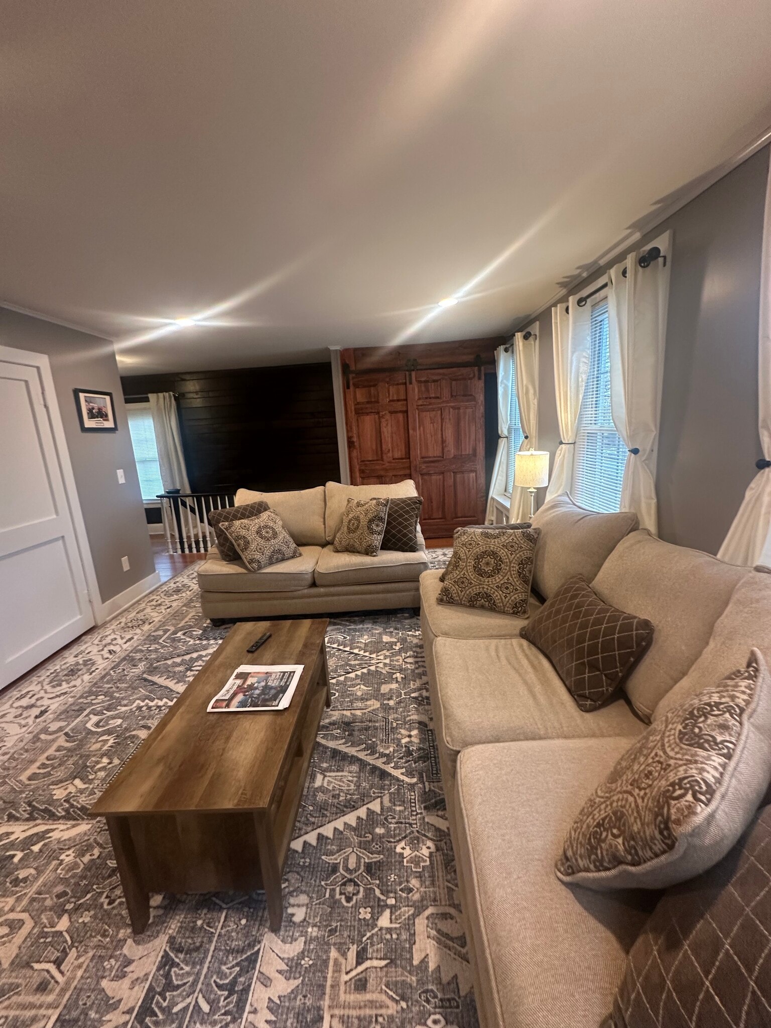 Living room has large coat closet - 175 Lake Ave