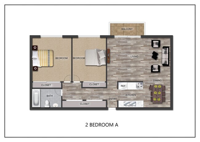 Floorplan - Lakehill Apartments