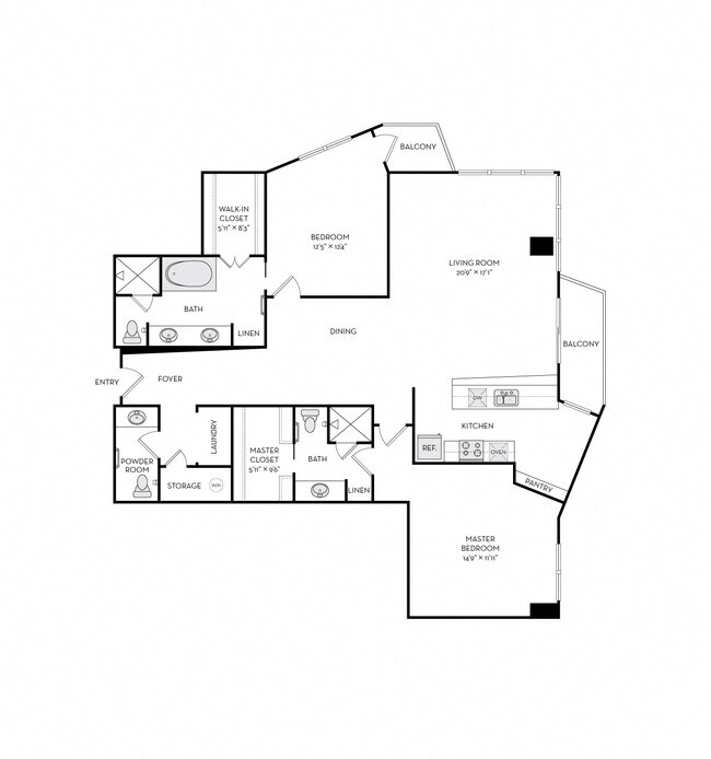 Floorplan - The Heights at Park Lane