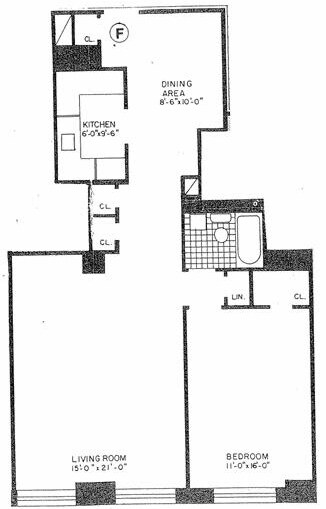 1BR/1BA - 88 Lexington Avenue