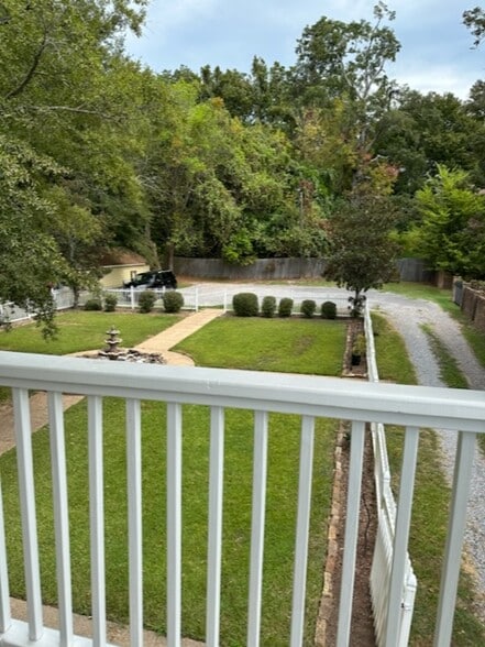 Parking View from Porch - 3321 Drummond St